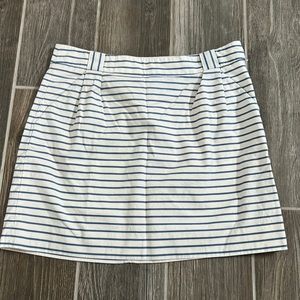 Blue and white striped skirts from Limited. Size 6, fits like a 4